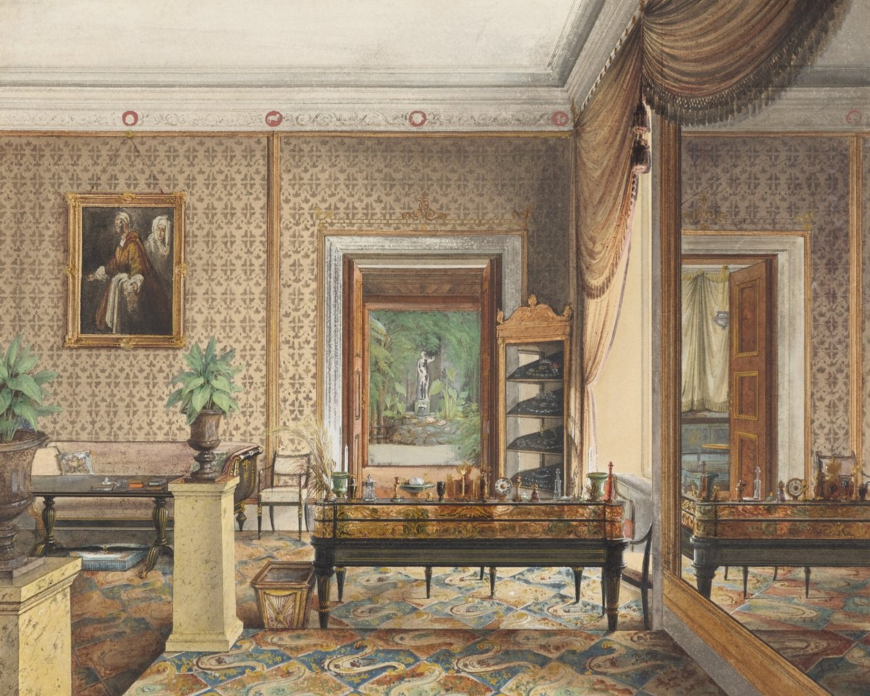 Studiet av prins Karl av Preussen av Eduard Gaertner