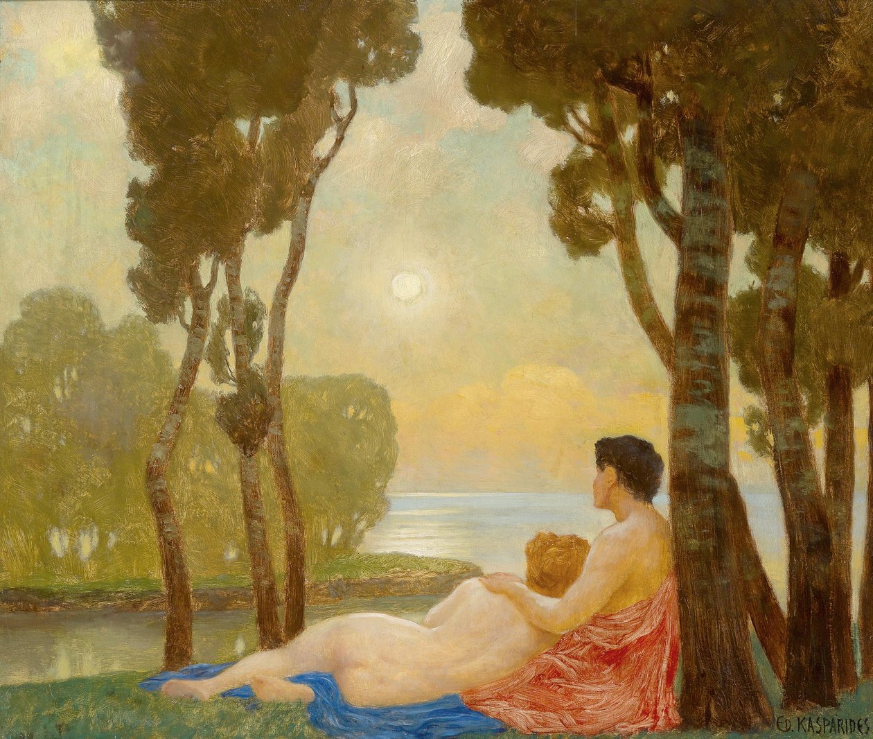 Fullmåne natt av Eduard Kasparides