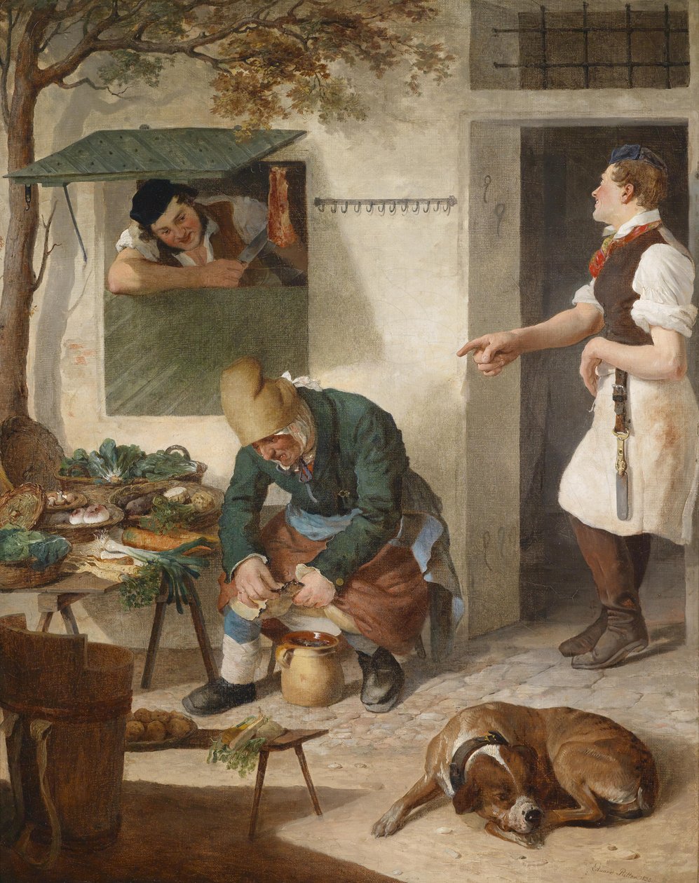 Den som har skaden har latterliggjøring av Eduard Ritter