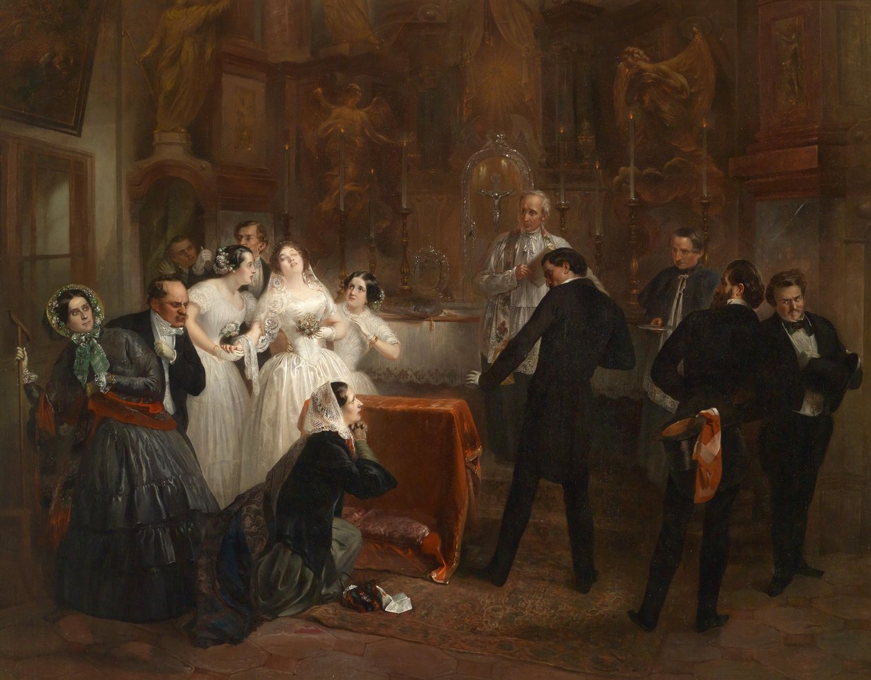 Brud jilted ved alteret av Eduard Swoboda