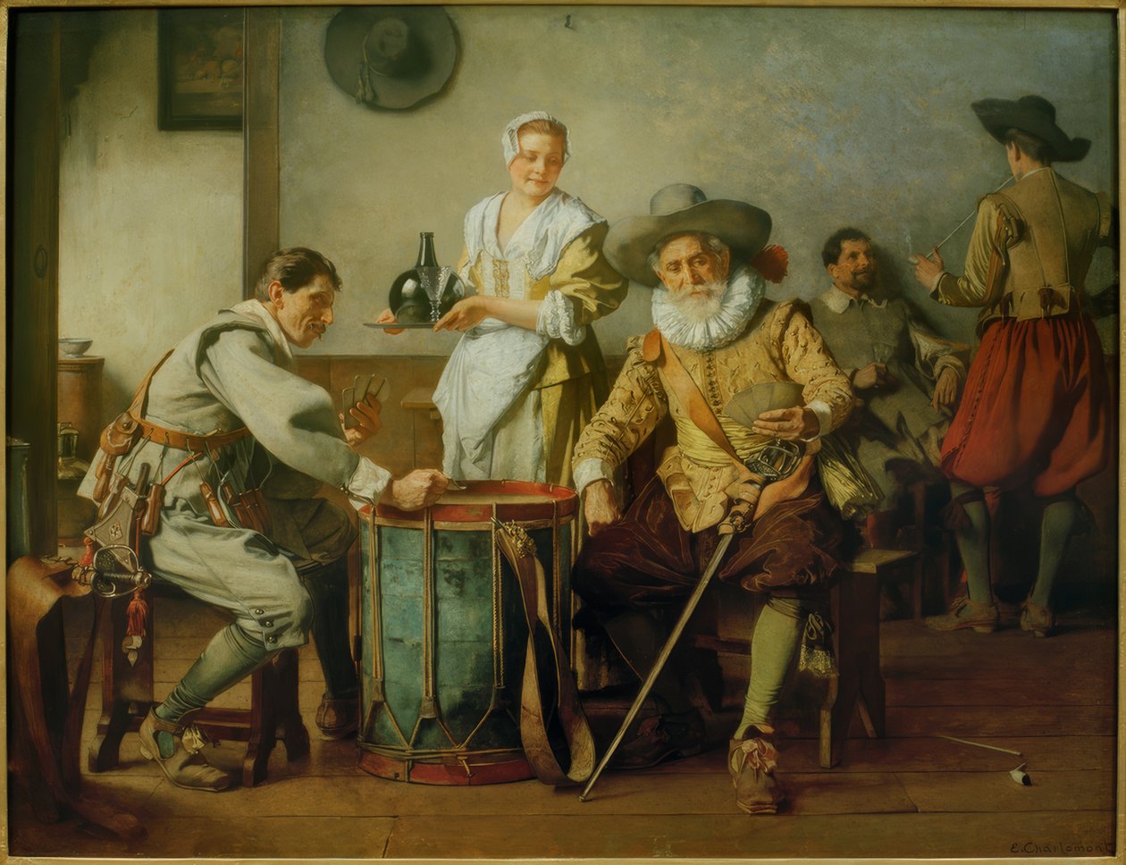 Kortspiller av Eduard Charlemont