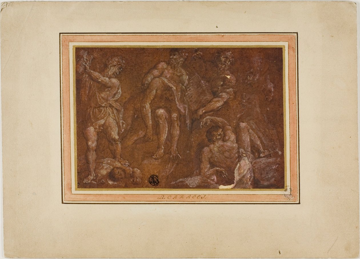 Bacchanalsk scene av Eduard Dubois