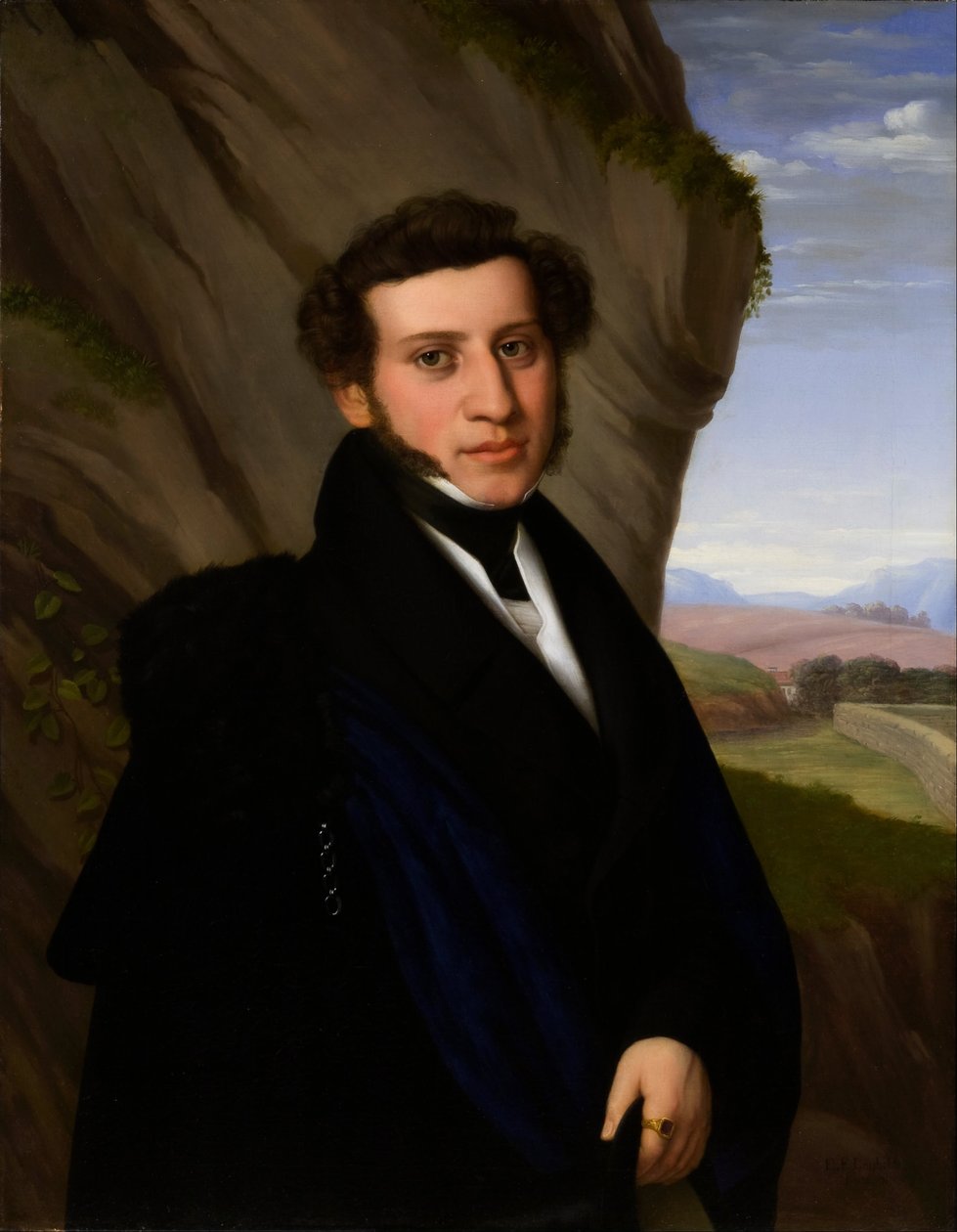Portrett av Sam Ehrenstamm av Eduard Friedrich Leybold
