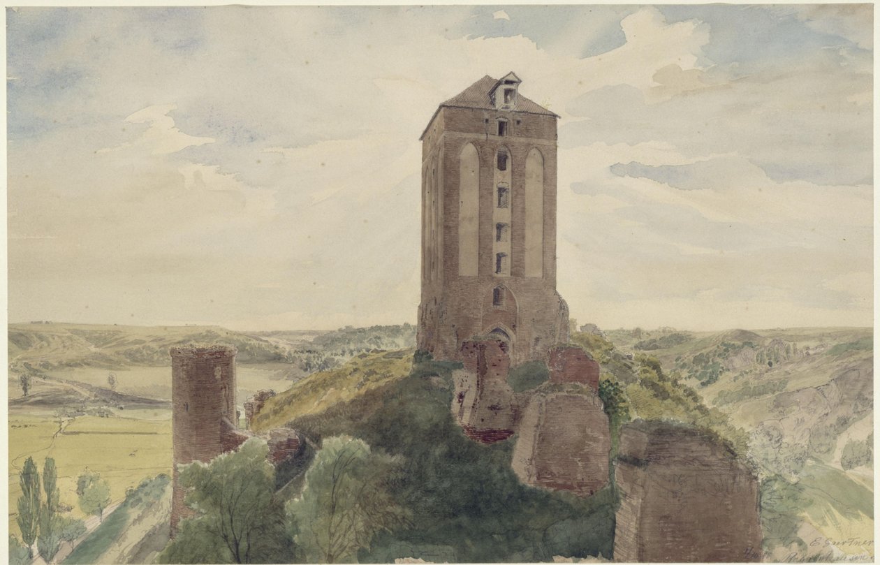 Roggenhausen slott av Eduard Gaertner