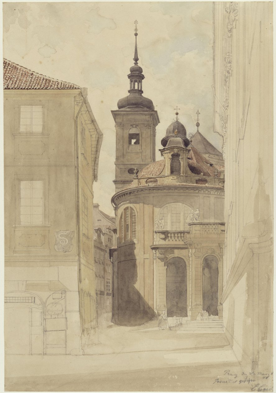 Jesuitterkirken i Praha av Eduard Gaertner