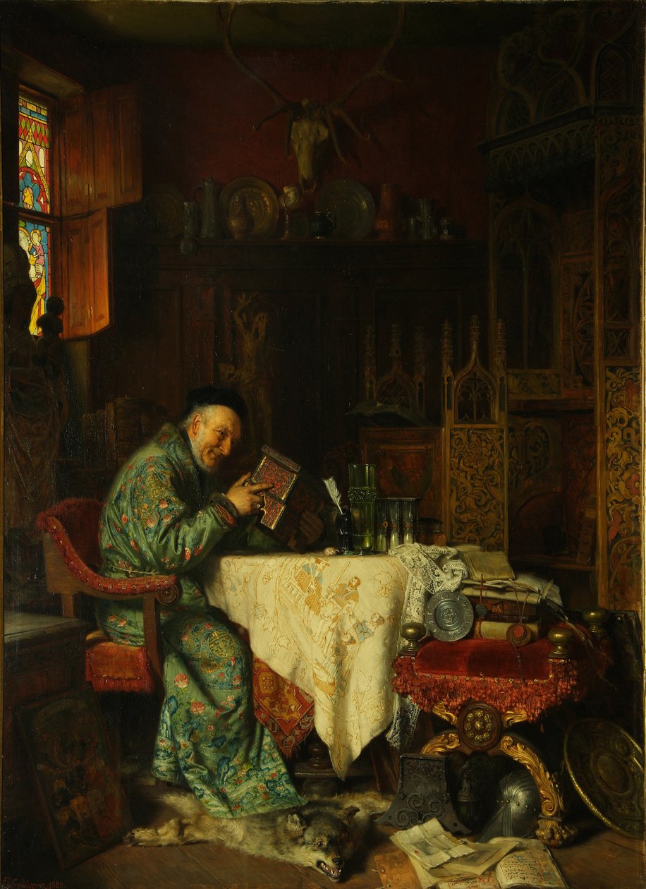 Samleren, 1880 av Eduard Gruetzner von