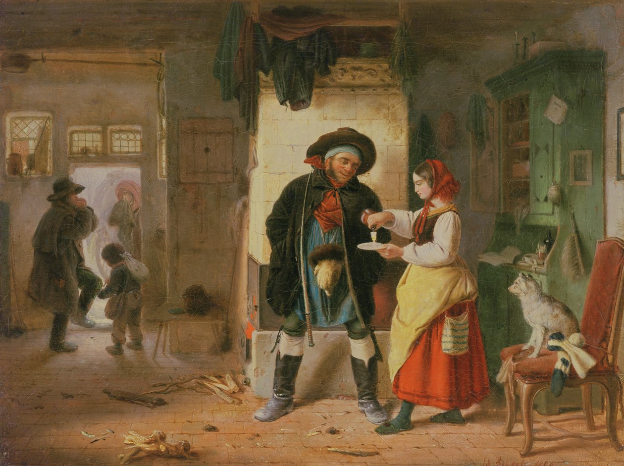 En varmende tote, sir!, 1800-tallet av Eduard Gustav Seydel