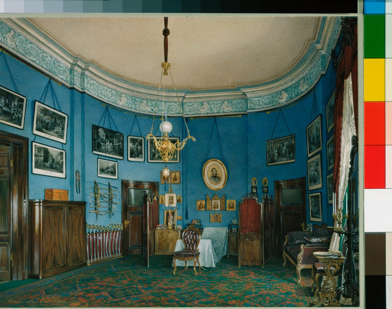 Interiør i vinterpalasset (Palais d