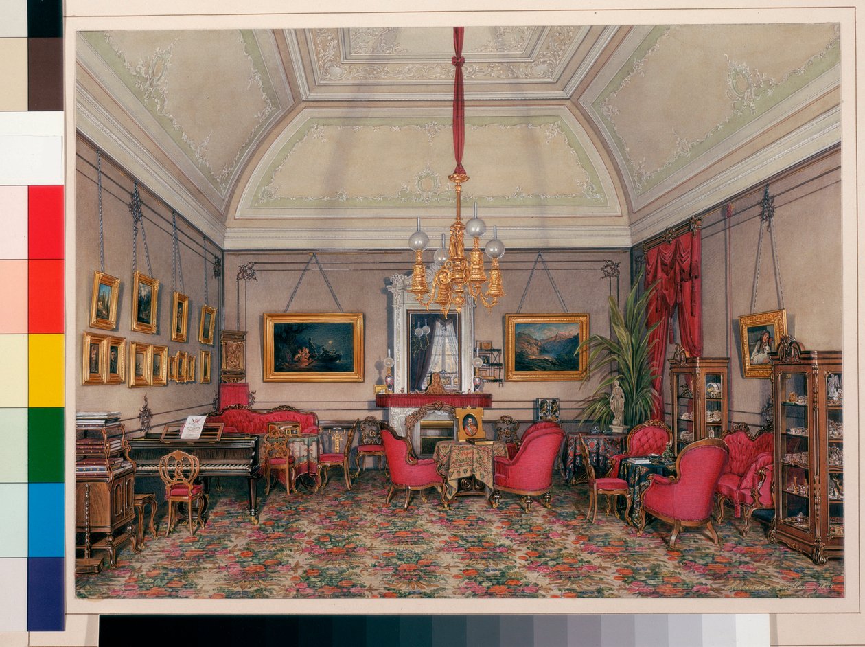 Interiør i vinterpalasset (Palais d