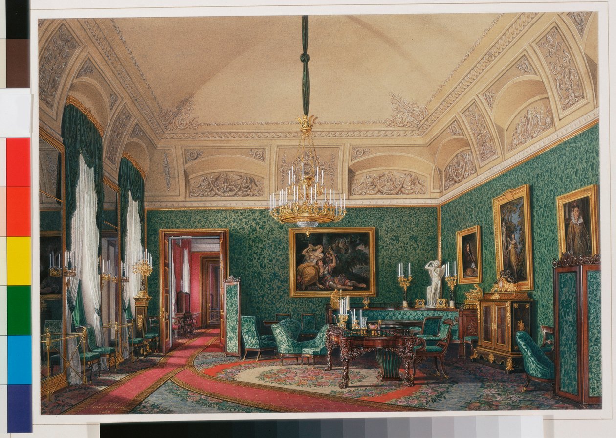 Interiør i vinterpalasset (Palais d