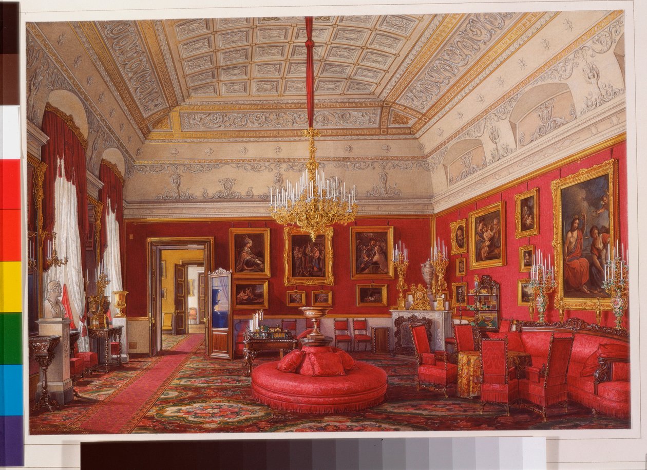 Interiør i vinterpalasset (Palais d