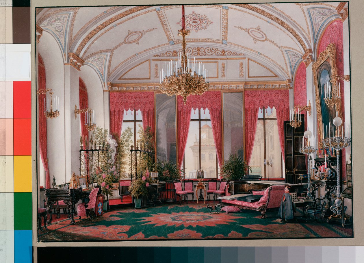 Interiør i vinterpalasset (Palais d