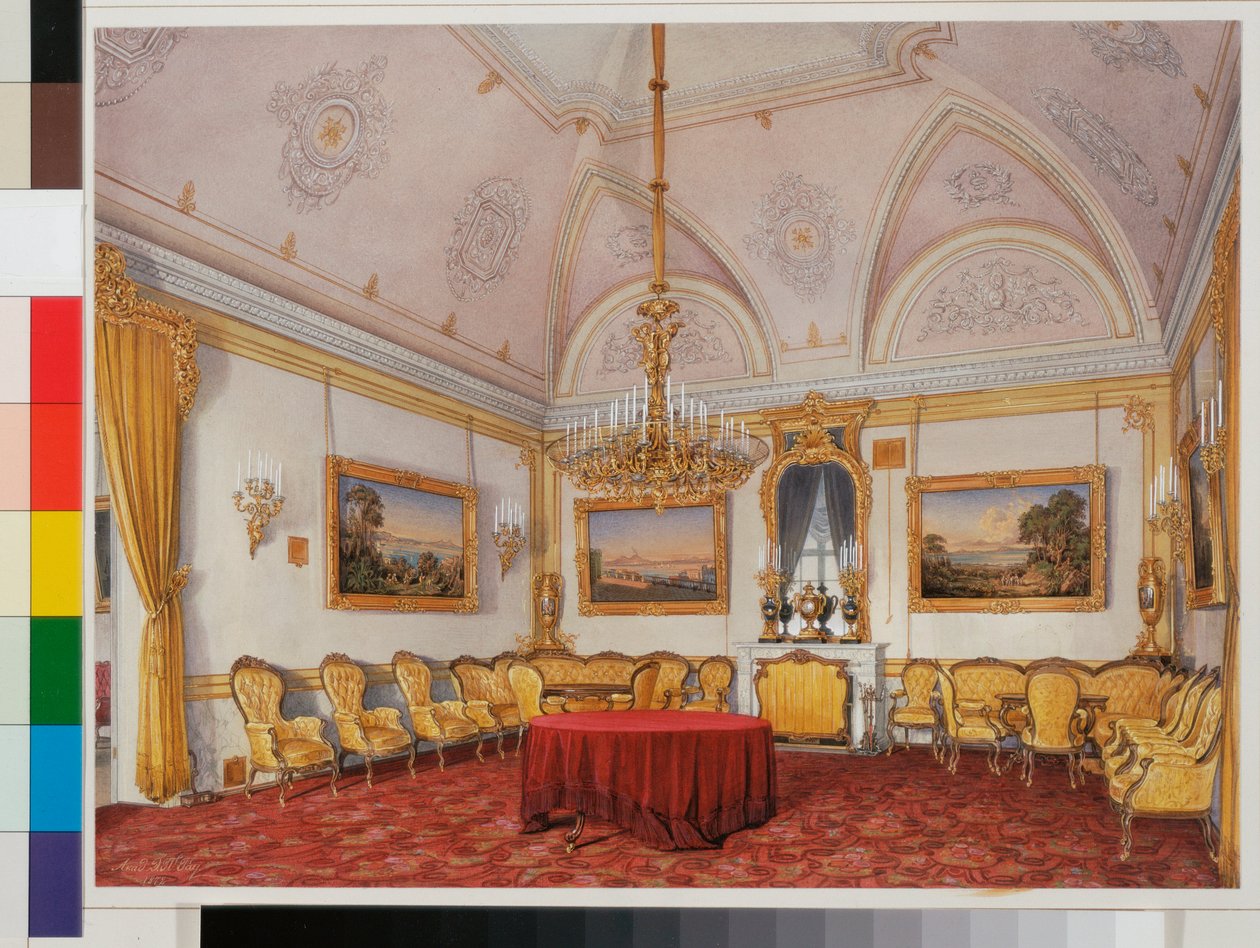 Interiør i vinterpalasset (Palais d