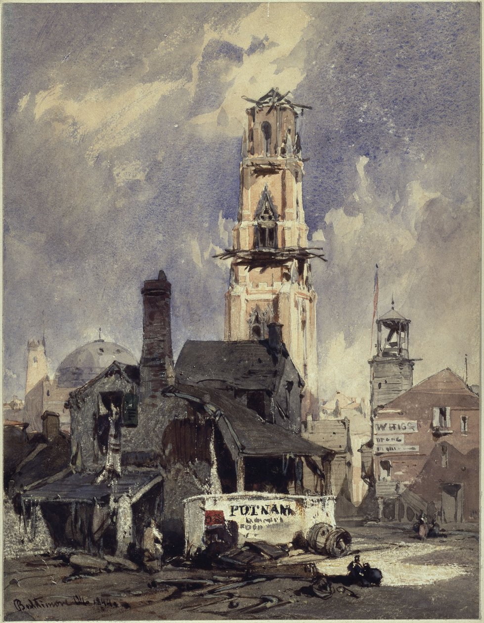 Utsikt over Baltimore av Eduard Hildebrandt