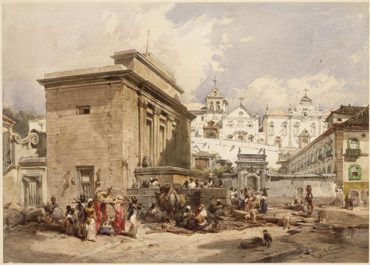 Fontene i Rio de Janeiro av Eduard Hildebrandt