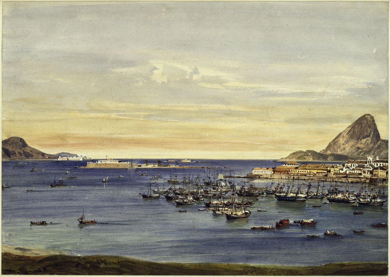 Bukten ved Rio de Janeiro av Eduard Hildebrandt