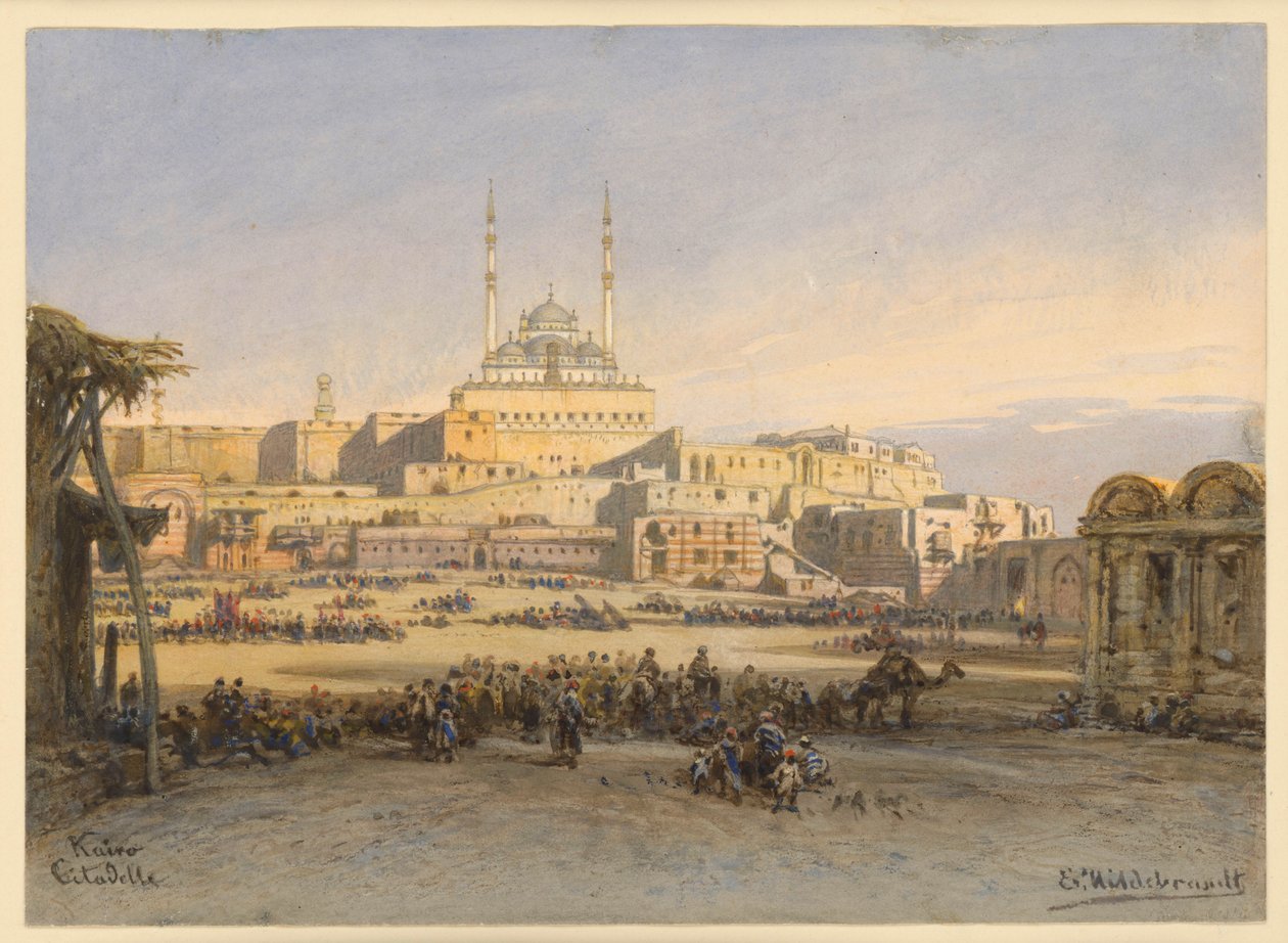 Citadellet i Kairo av Eduard Hildebrandt