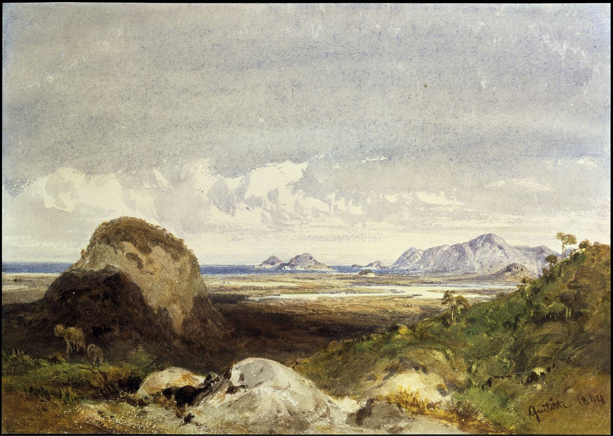 Kystlandskap av Eduard Hildebrandt