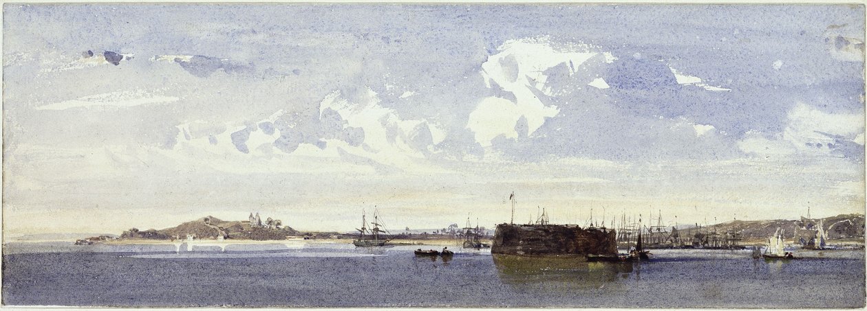 Panorama over Bahia av Eduard Hildebrandt