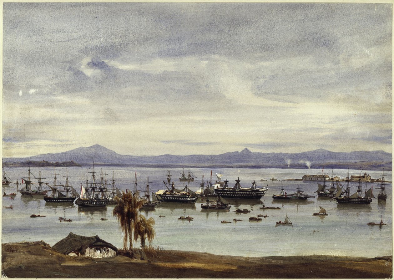 Utsikt over Rio de Janeiro av Eduard Hildebrandt