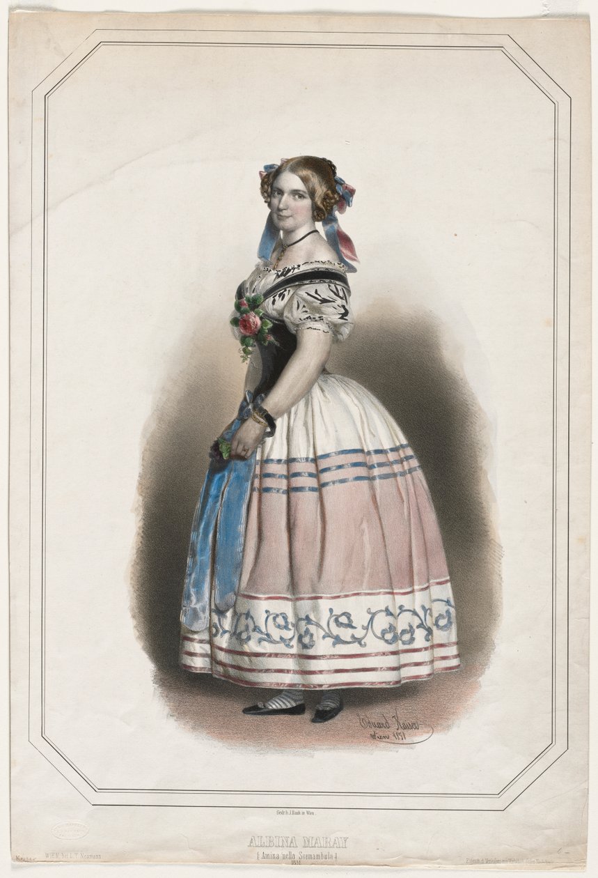 Portrett av Albina Mary av Eduard Kaiser
