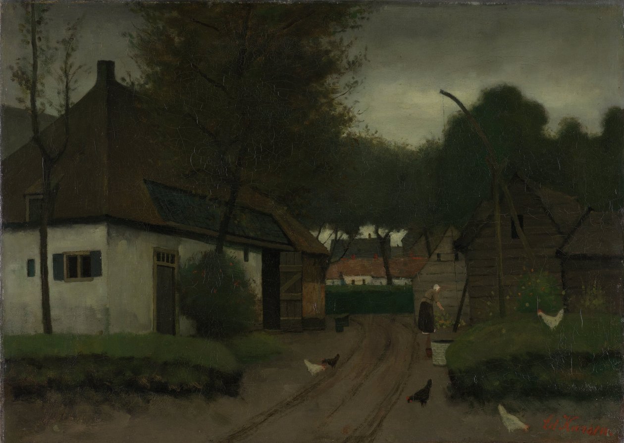 Gårdsgård av Eduard Karsen