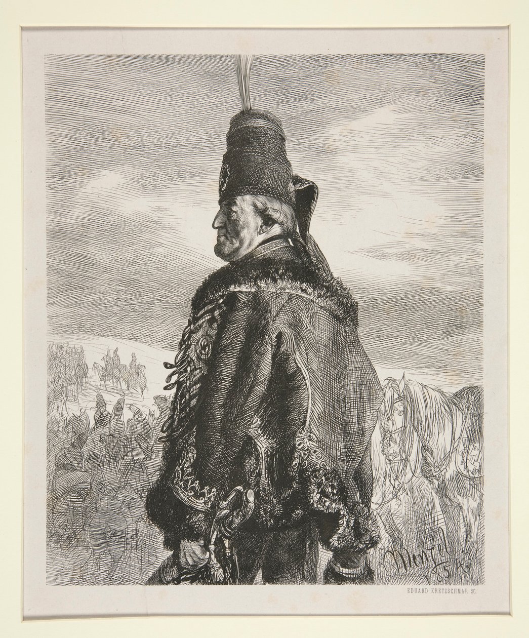 Portrett av Belling av Eduard Kretzschmar