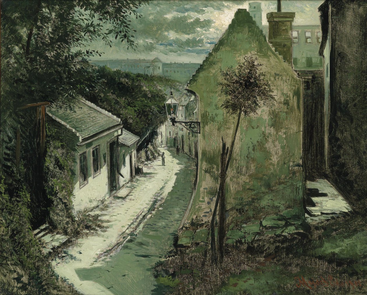 Motiv fra Bratislava av Eduard Majsch