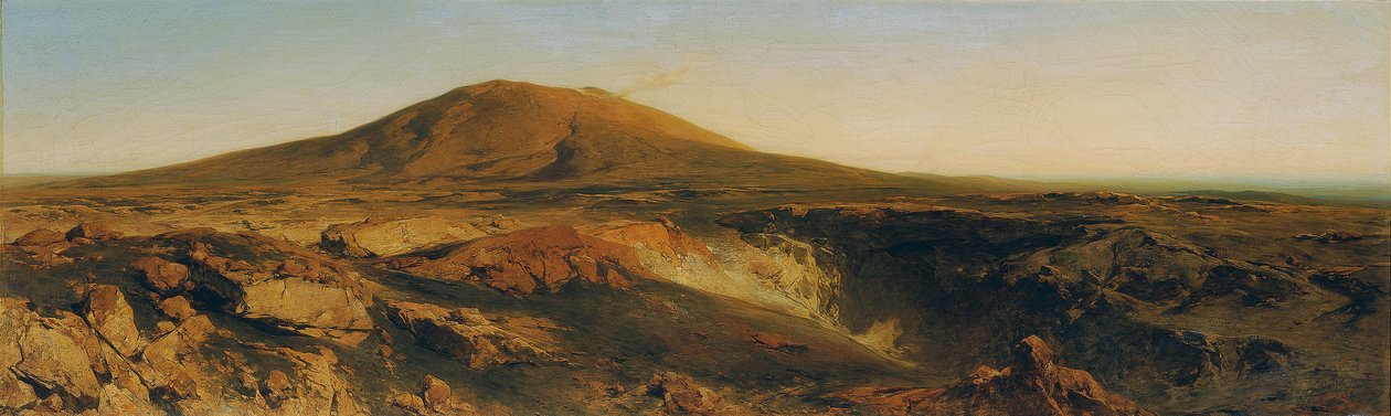 Toppen av Etna 1878 av Eduard Peithner von Lichtenfels