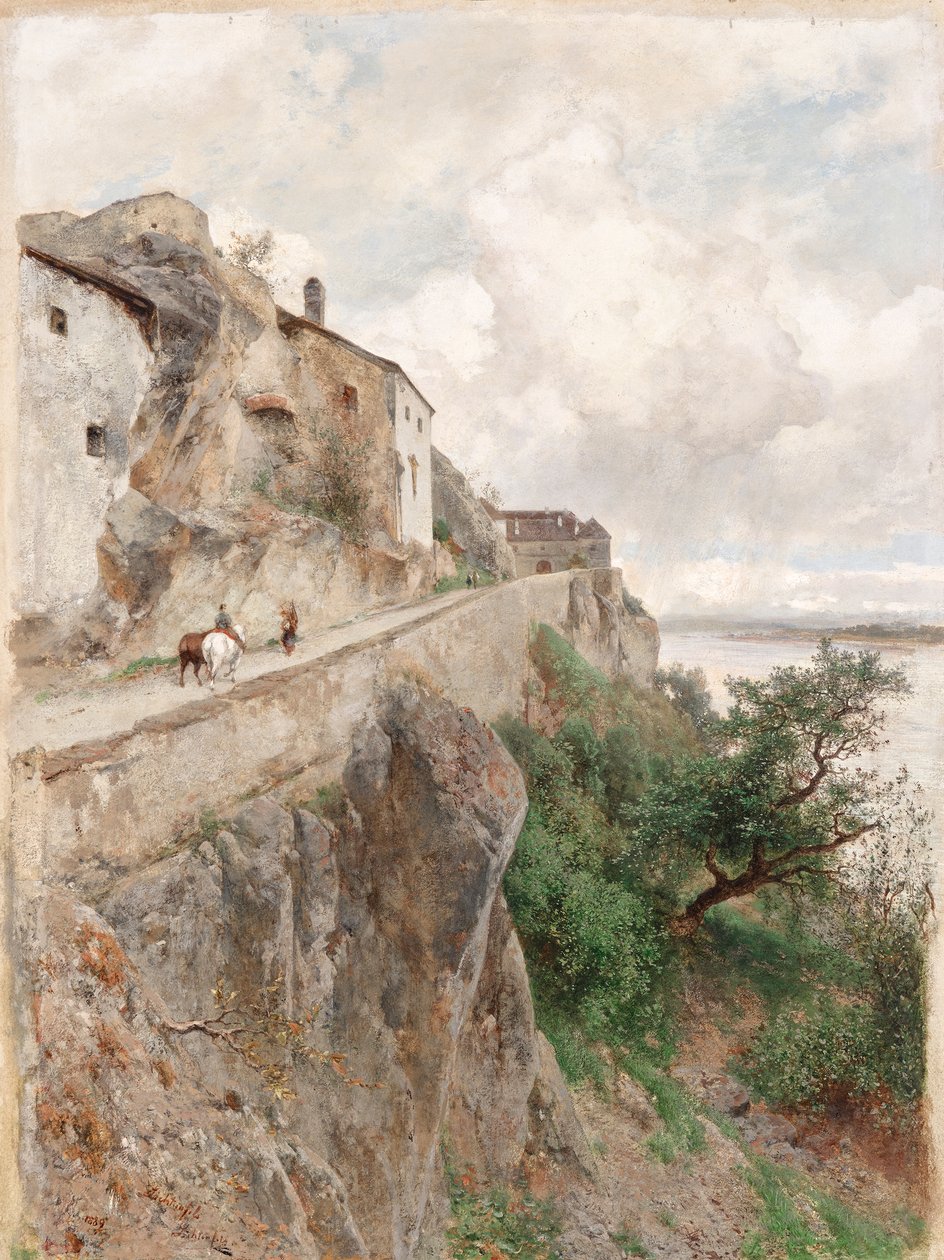 Dürnstein - På vei til slottet av Eduard Peithner von Lichtenfels