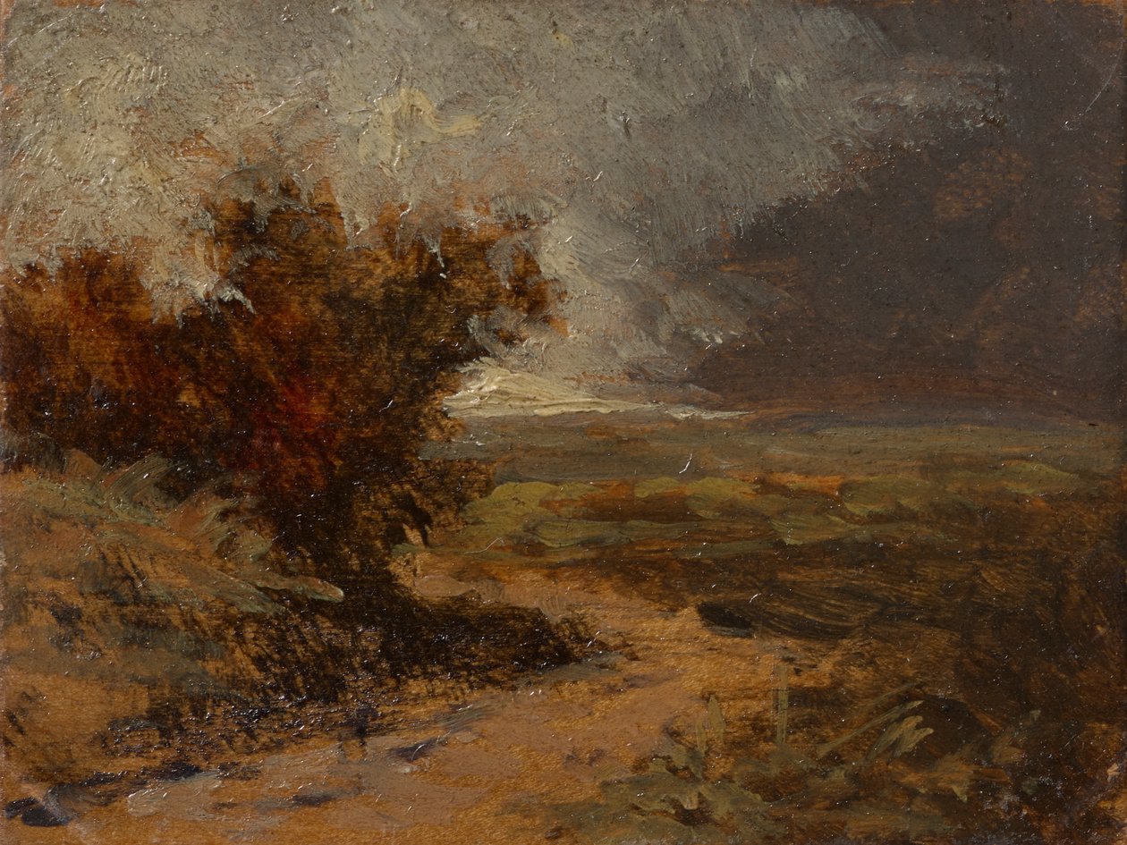 tordenvær landskap av Eduard Peithner von Lichtenfels