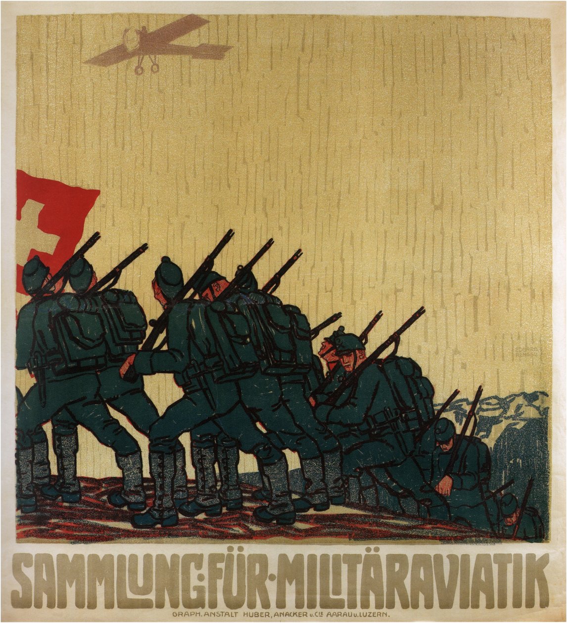 Donasjoner til luftflåten, 1914 av Eduard Renggli the Younger