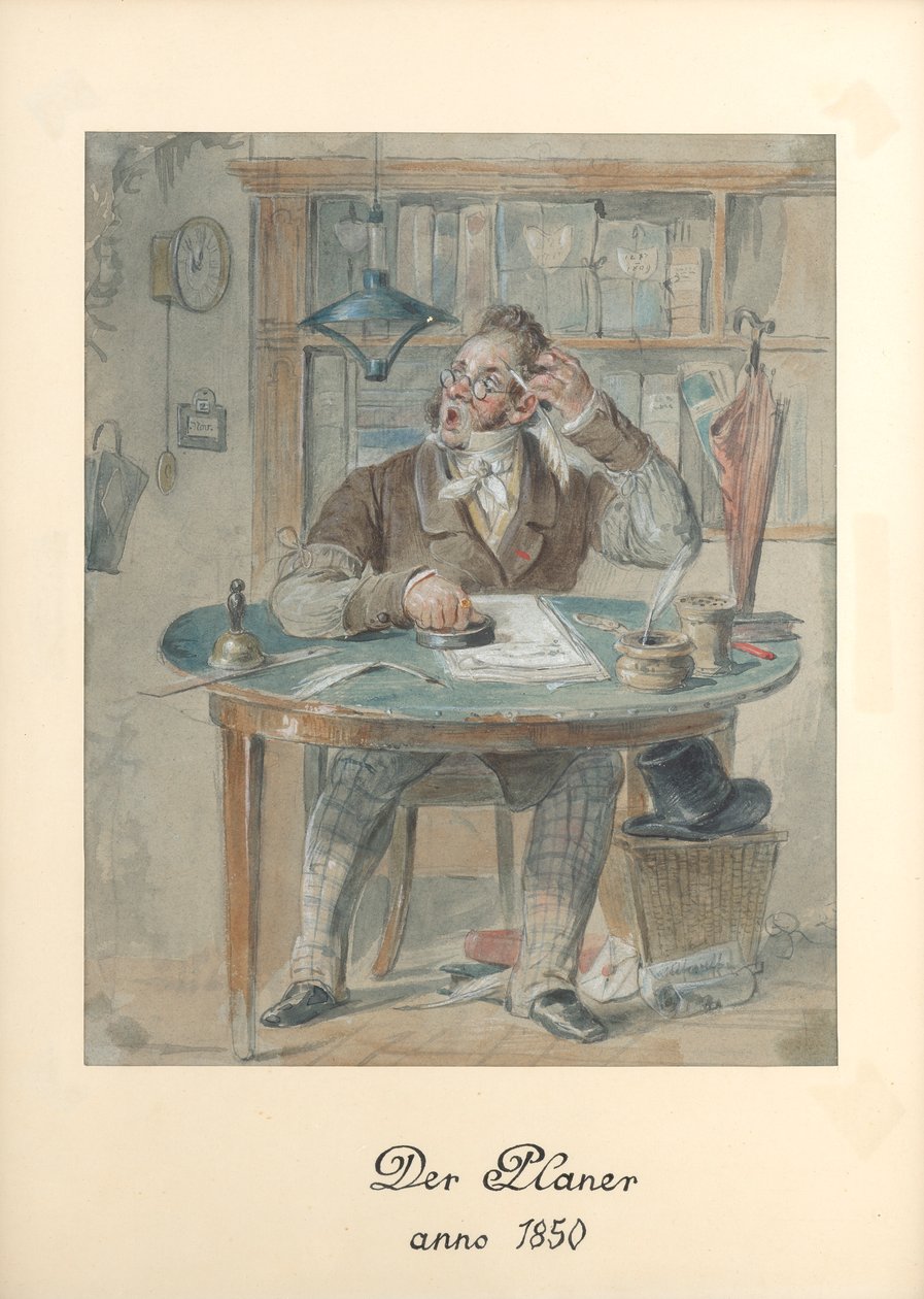 Biedermeier-tjenestemannen av Eduard Ritter