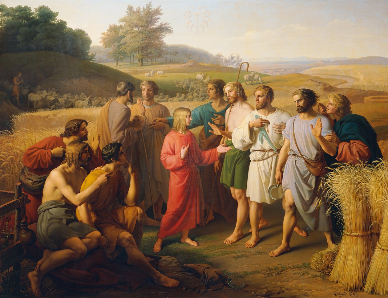 Joseph forteller drømmene sine av Eduard Ritter von Engerth