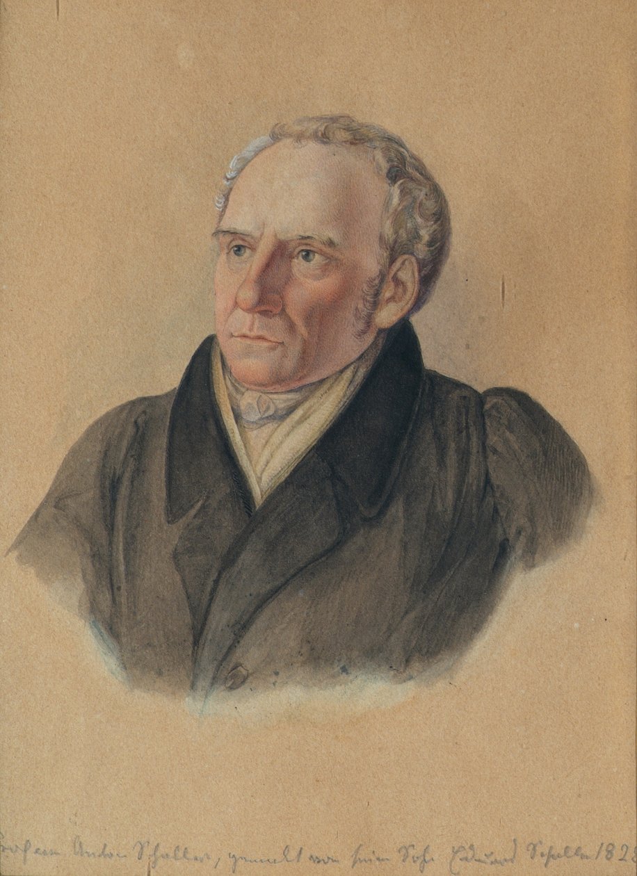 Professor Anton Schaller (1773–1844), kunstnerens far av Eduard Schaller