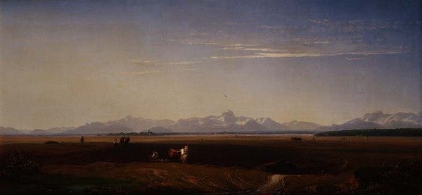 Pløying i Bayern av Eduard Schleich
