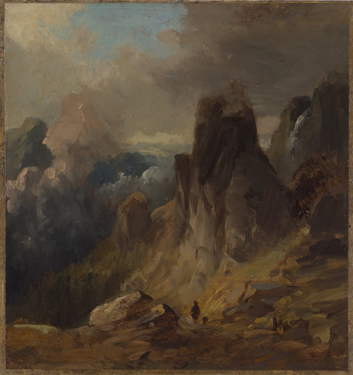 leirveggen av Eduard Schleich der Ältere