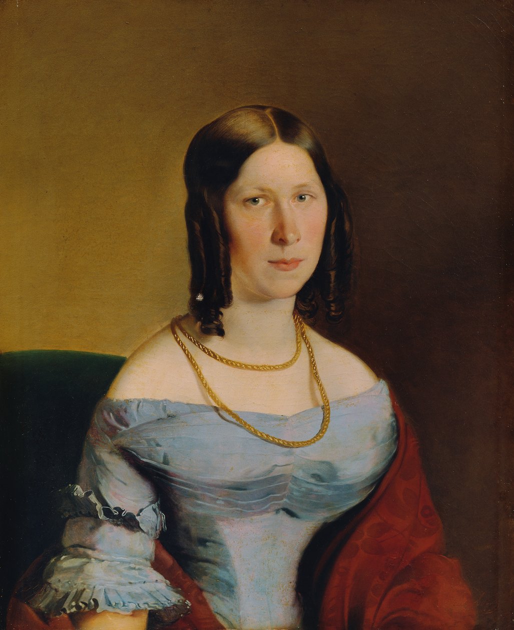 portrett av en dame av Eduard Swoboda