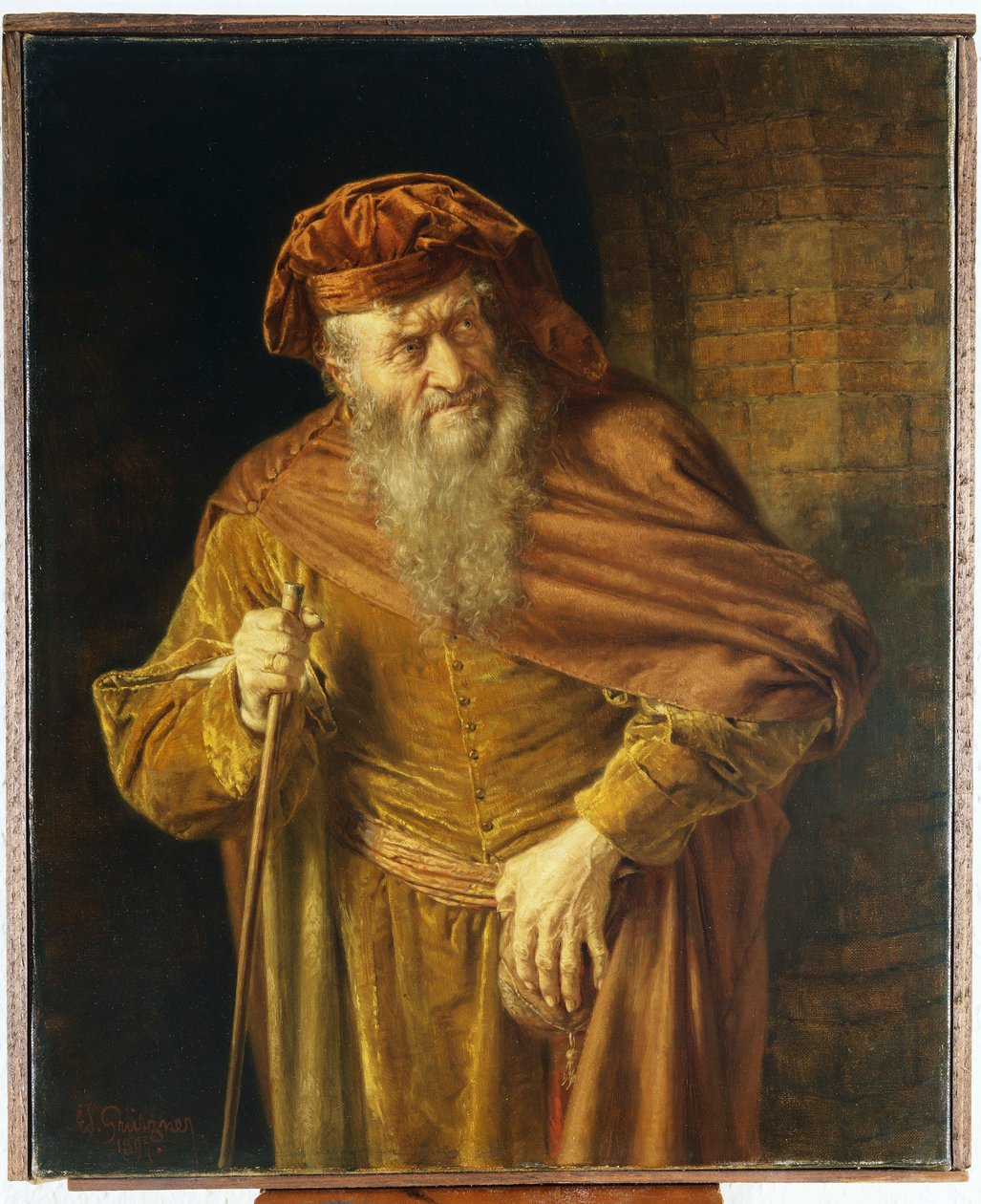 Shylock, 1897 av Eduard von Grutzner
