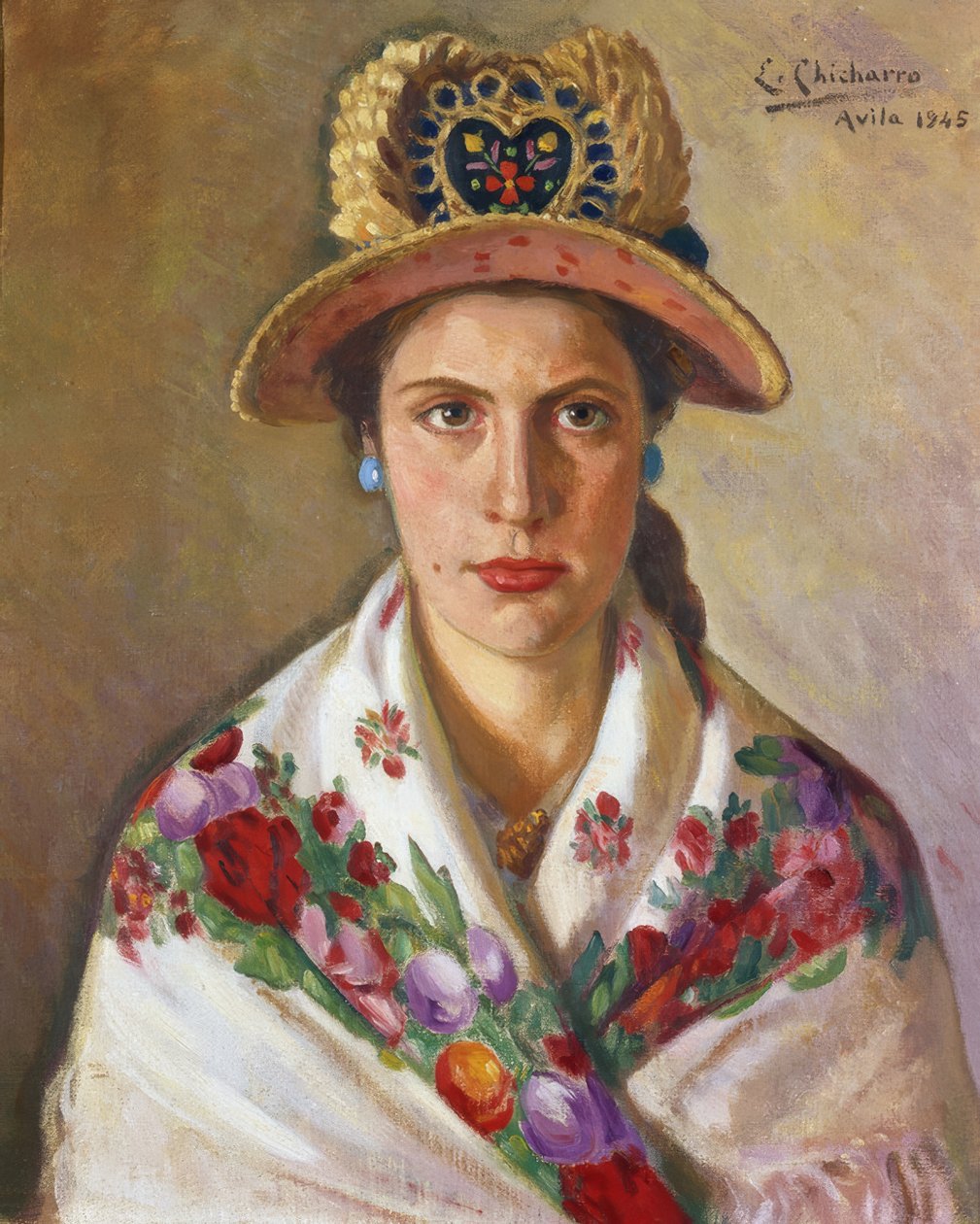 Kvinne fra Avila av Eduardo Chicharro y Agüera