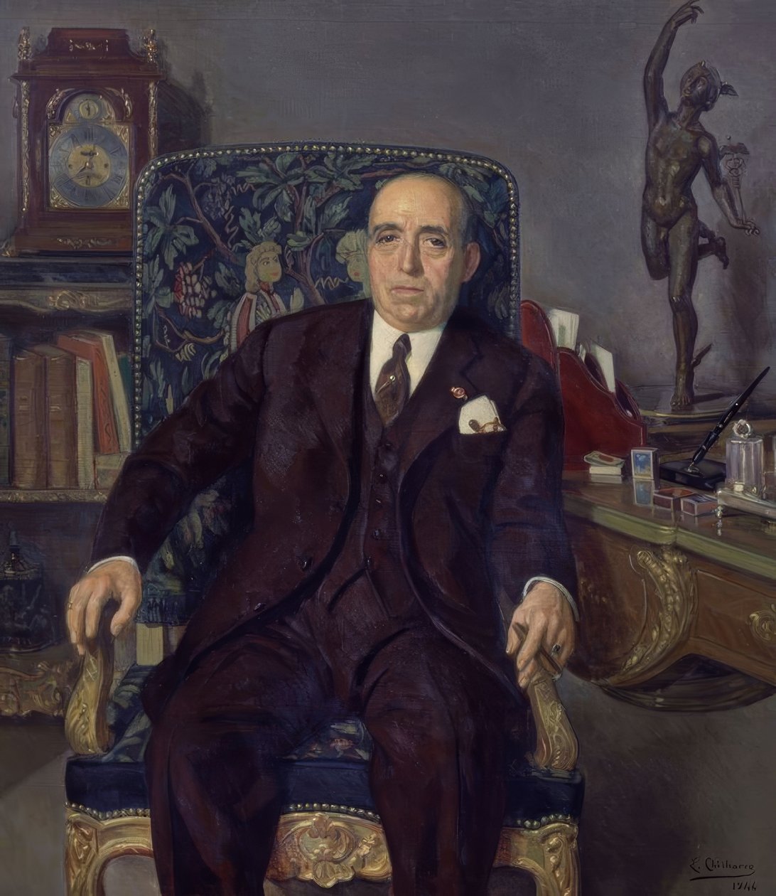 Portrett av Ildefonso Fierro av Eduardo Chicharro y Agüera