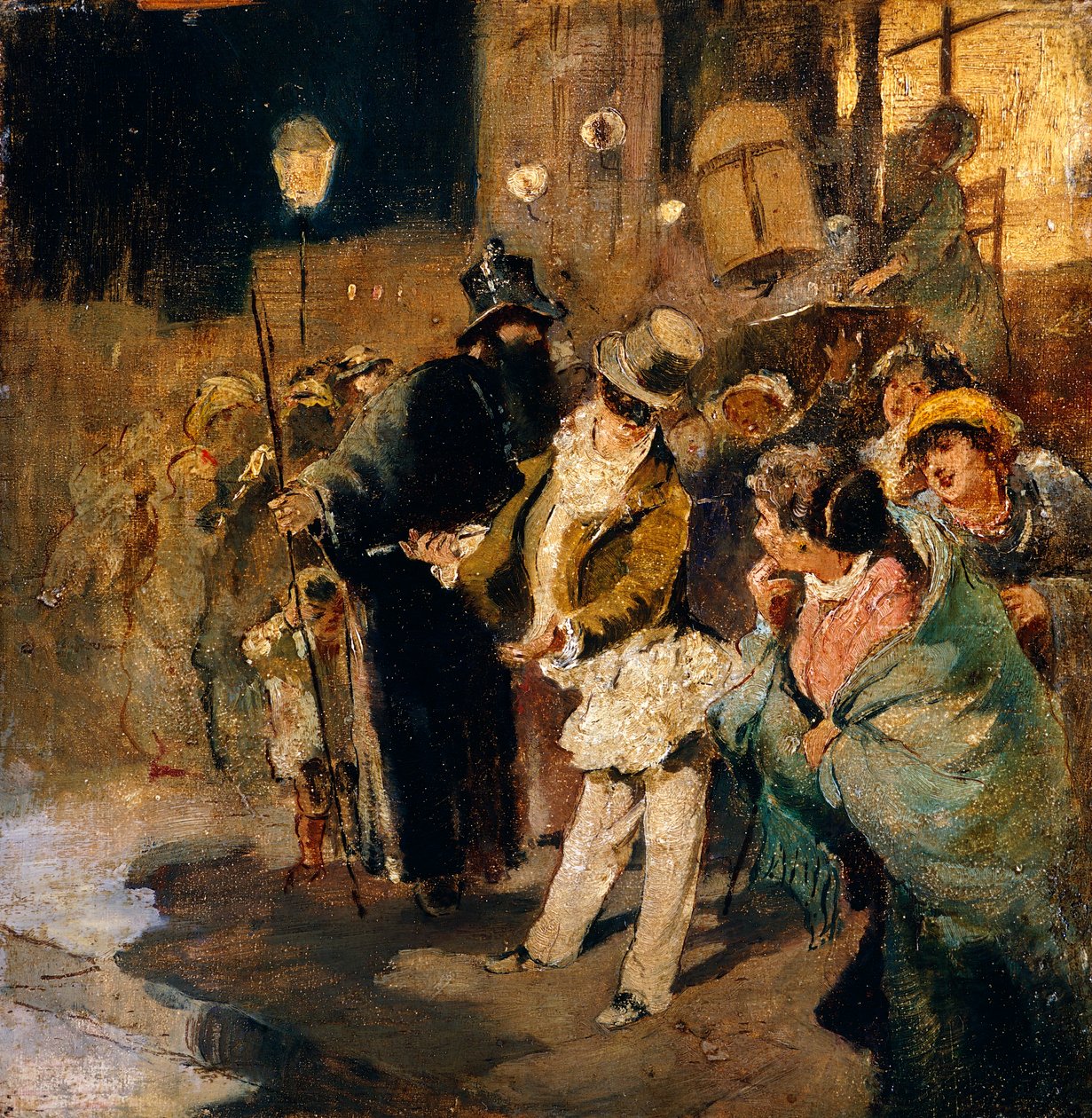 Karneval, av Dalbono Edward (1841-1915) av Eduardo Dalbono