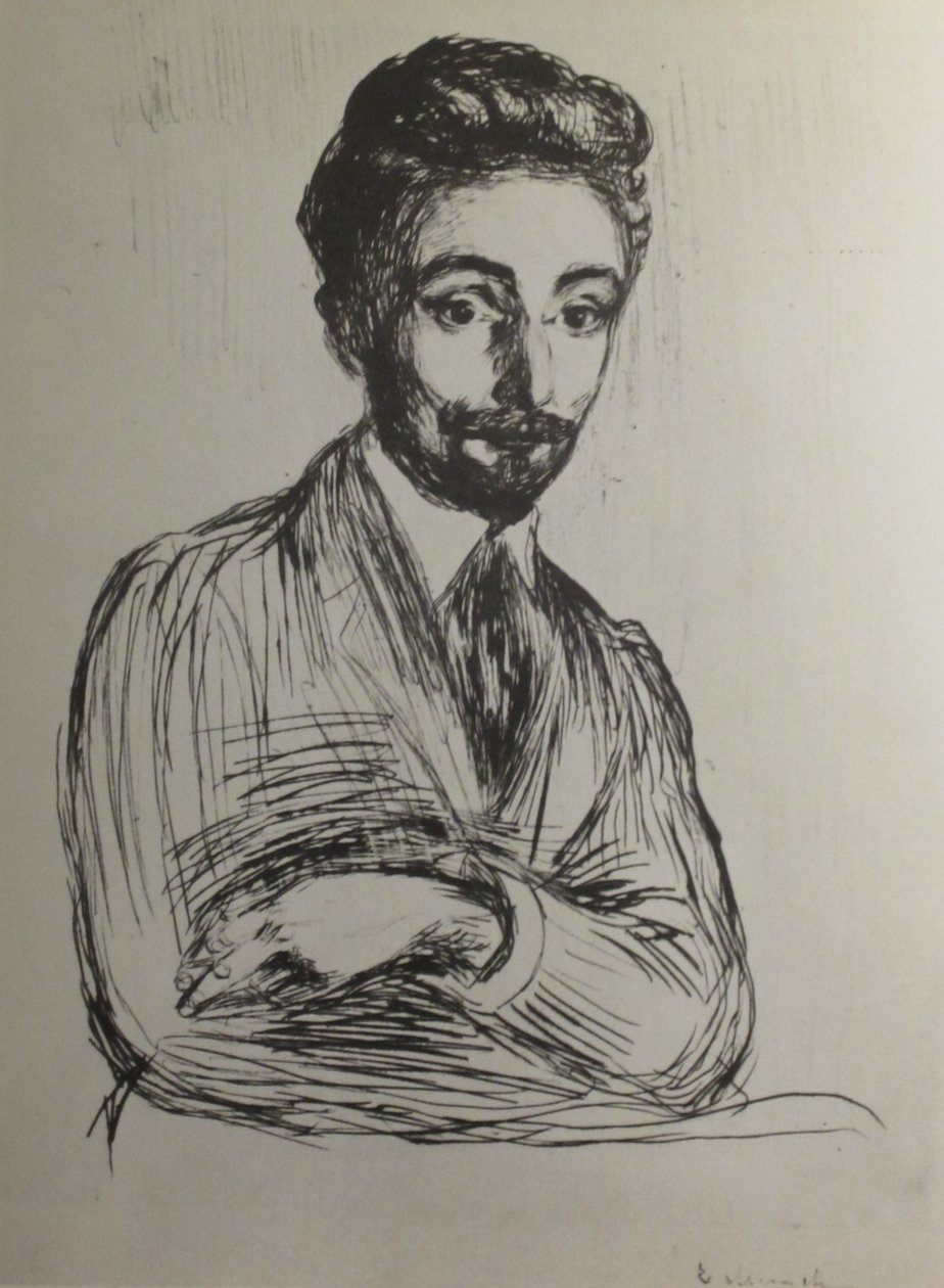 Portrett av Helge Rode av Edvard Munch