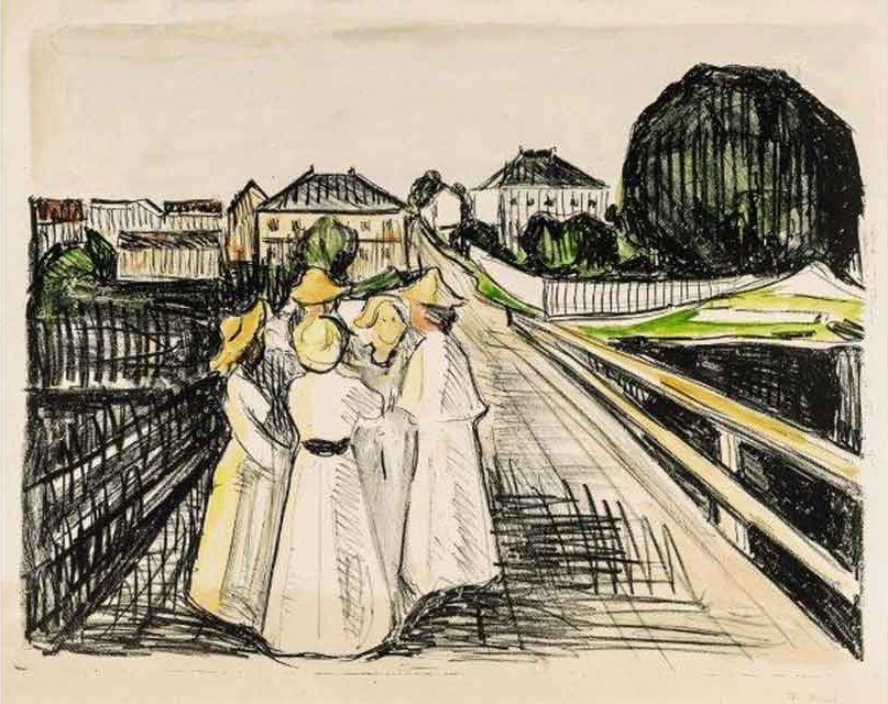 På broen av Edvard Munch