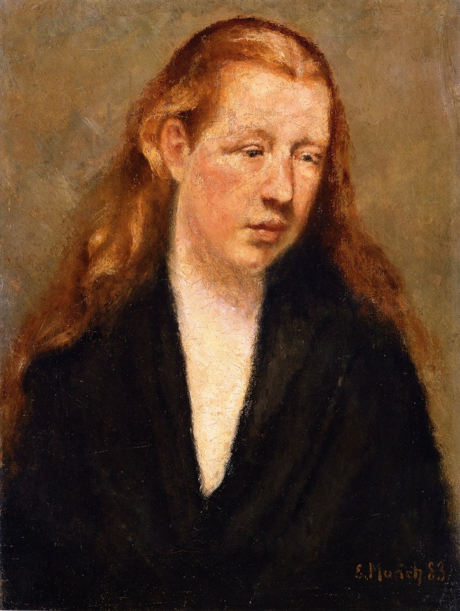 Studie av et hode av Edvard Munch