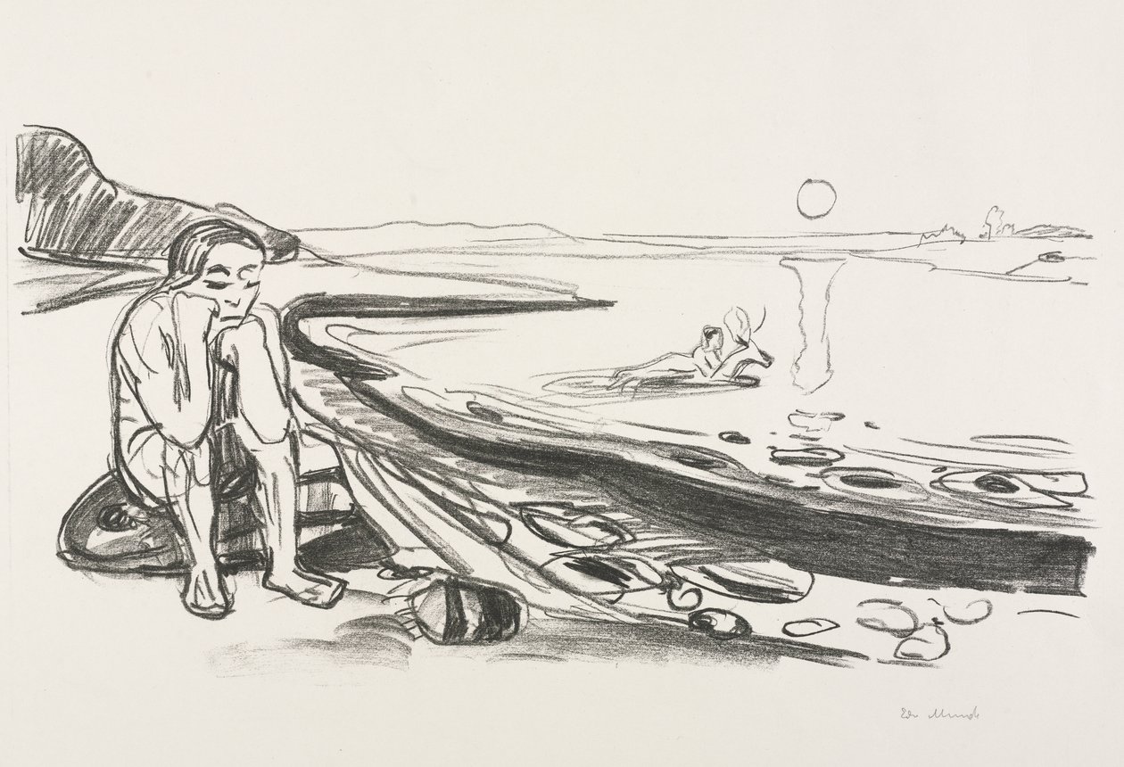 Alfa og Omega: Omegas flukt av Edvard Munch
