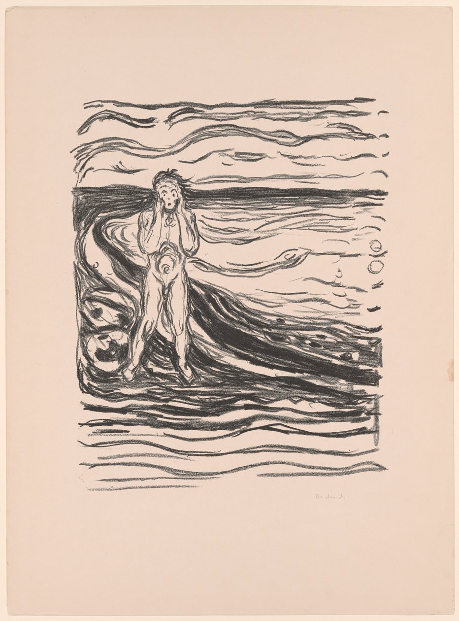 Alphas fortvilelse av Edvard Munch