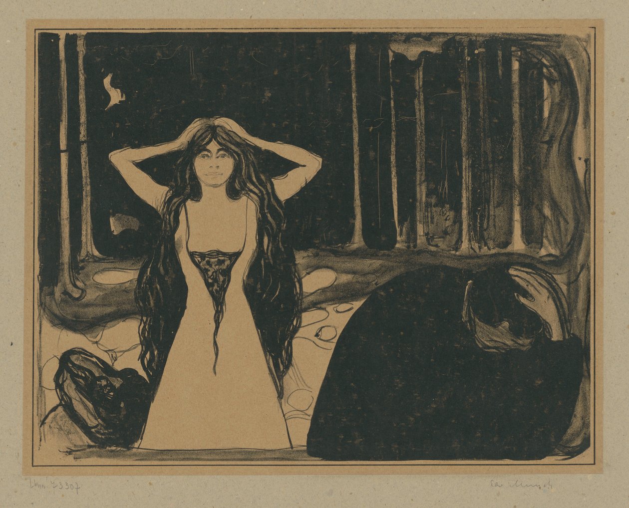 Aske II (Etter syndefallet) av Edvard Munch