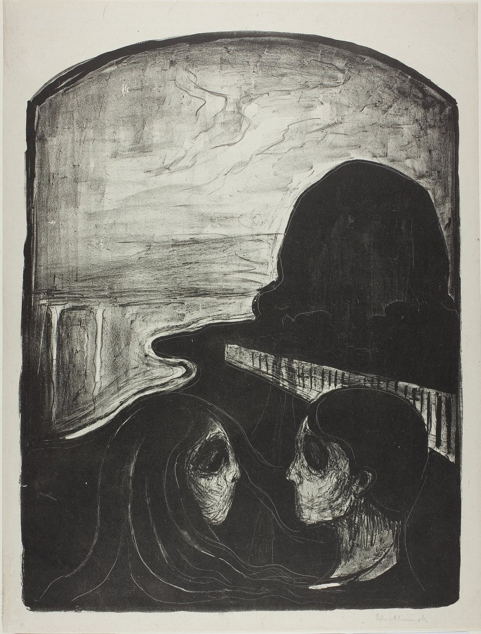 Attraksjon I av Edvard Munch