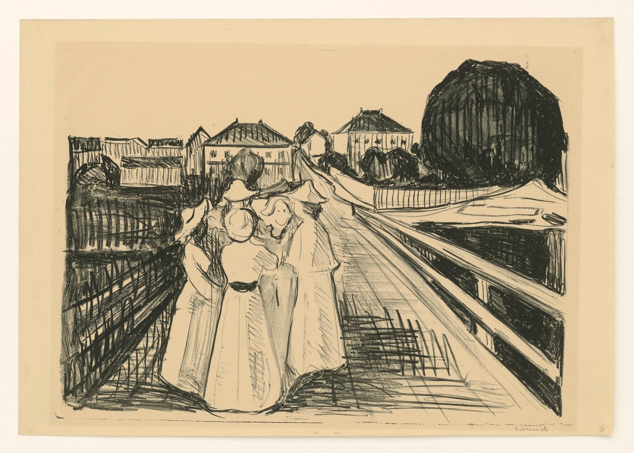 På broen av Edvard Munch